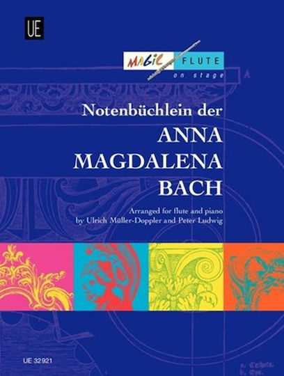 Universal Edition Bach J.S - Anna Magdalena (Flute - Piano) Sheet Music for Piano / Wind Instruments