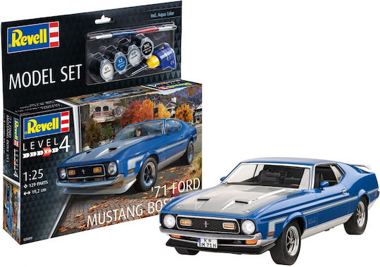 Revell Φιγούρα Μοντελισμού Αυτοκίνητο '71 Mustang Boss σε Κλίμακα 1:25 με Κόλλα και Χρώματα