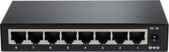 Wi-Tek WI-SG108 v2 Unmanaged L2 Switch με 8 Θύρες Ethernet