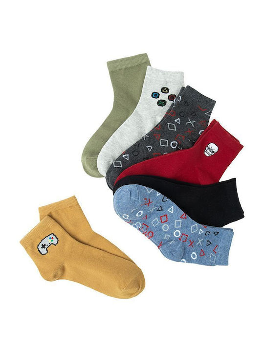 Cool Club Boys 7 Pack Knee-High Socks Multicolour