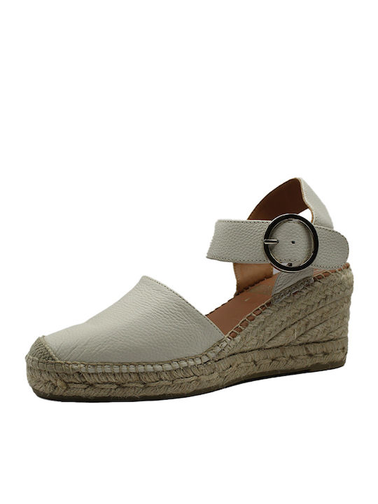 Women's Platform Espadrilles White