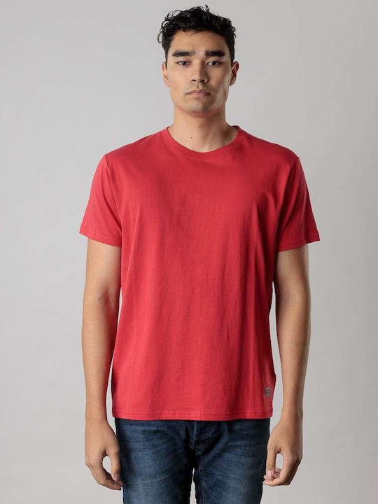 Devergo Herren T-Shirt Kurzarm Rot