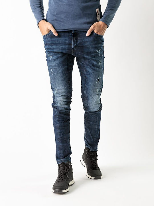 Devergo Tyler Men's Jeans Pants Blue