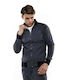 Devergo Men's Sweatshirt Jacket Gray