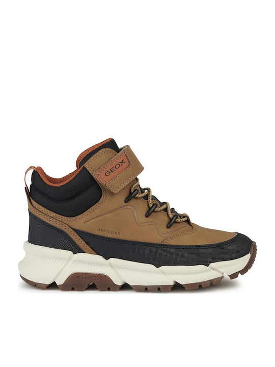 Flexyper Kids Boots with Velcro Brown