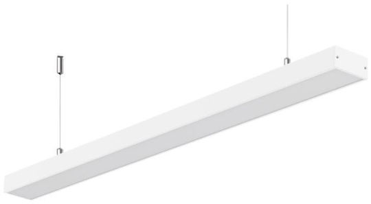 Elvhx Commercial Linear LED Ceiling Light 40W Natural White IP20 L120xY120cm