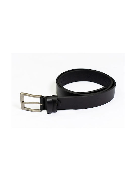 Robin Men's Leather Belt Black
