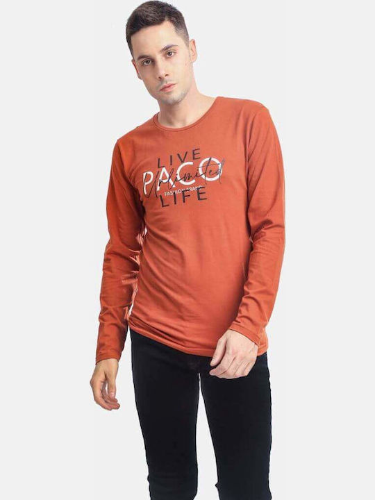 Paco & Co Long Sleeve Blouse Brown