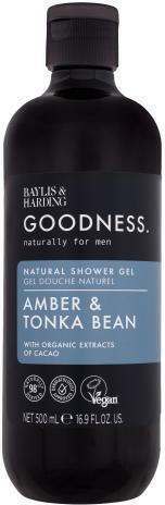 Baylis & Harding Goodness Duschgel mit Duft Holzig für Herren 500ml