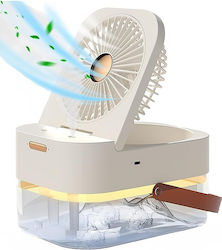 Ventilator USB Cu Apă și Iluminare 10W Alb 8012...