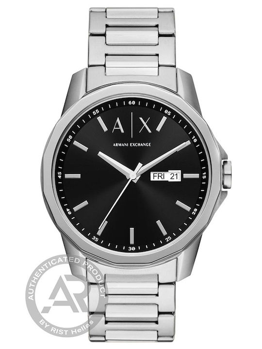 Armani Exchange Banks Herrenuhr 44mm Batterie mit Silber - Main Image