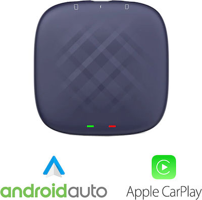 Adaptor Carplay Auto Μετατροπέας Wireless CarPlay / Android Auto 4 + 64GB Universal