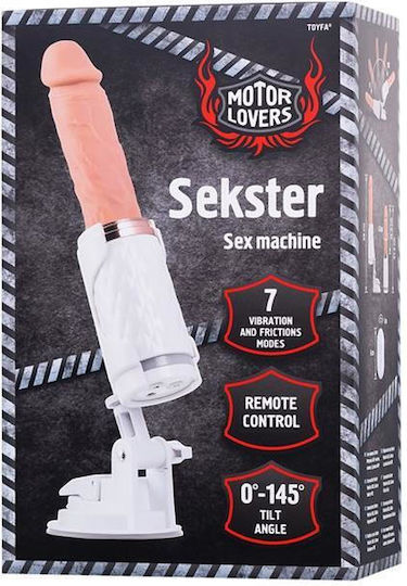 ToyFa Sekster MotorLovers BDSM Accessory σε Λευκό Χρώμα