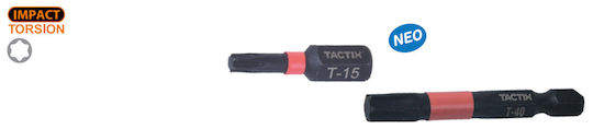 Tactix Set 2 Biți Șurubelniță Torx