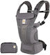 Ergobaby Klassischer Tragesack Omni Breeze Graphite Grey mit Maximalgewicht 20kg BCZ360PGRAPH
