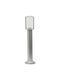 ARlight FLA 919 SL Φωτιστικό Κολωνάκι Εξωτερικού Χώρου 40W IP44 για Ντουί E27 Ασημί