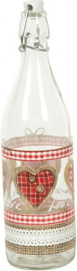 Cerve Flasche Wasser Glas mit Schraubverschluss Mehrfarbig 1000ml