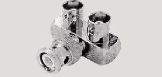 GBS Μετατροπέας BNC male σε BNC 2x male Ασημί 1τμχ 30.2772.00