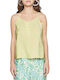 Vero Moda Women's Summer Blouse with Straps & V Neckline Birch