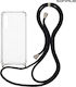Sonique Back Cover Silicone with Strap Transpar...