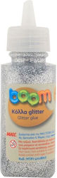 Boom Kleber Glitzer Silber 40ml