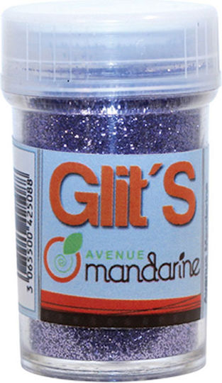 Avenue Mandarine Χρυσόσκονη Glitter Μωβ σε Αλατιέρα 14gr