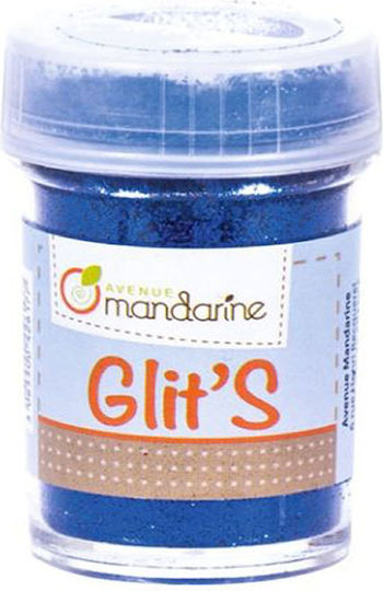 Avenue Mandarine Χρυσόσκονη Glitter Μπλε σε Αλατιέρα 14gr
