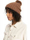 Cozy Sundown Pom Pom Beanie Unisex Σκούφος Πλεκτός σε Πορτοκαλί χρώμα