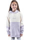 Fleece Kids Sweatshirt with Hood Lilac