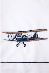 La Christine Set Christening Oilcloths Airplane...