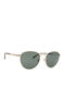 Timberland Men's Sunglasses with Gold Metal Frame and Green Mirror Lens TB9284 32R