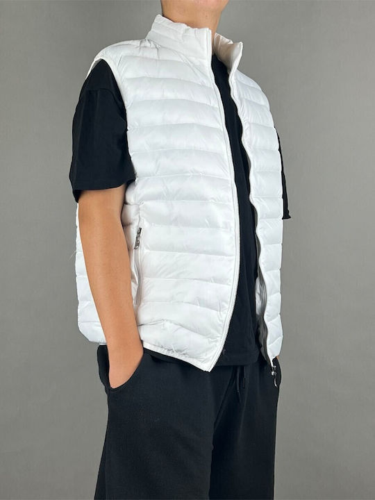 Ärmellos Jacke Weiß