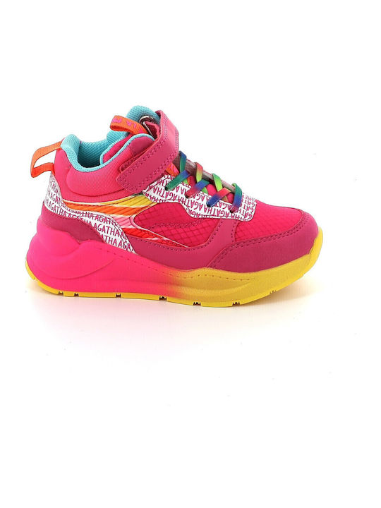 Kids Sneakers High with Scratch Multicolour