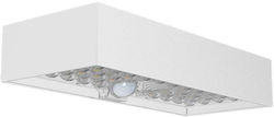 V-TAC Wall Mounted Solar Light 6W Natural White 4000K with Motion Sensor