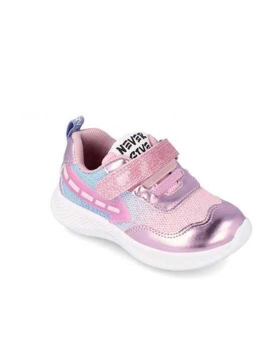Garvalin Kids Sneakers with Lights Pink