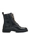 Leather Women's Ankle Boots Black