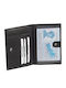 Leather Men's Wallet Cards Black