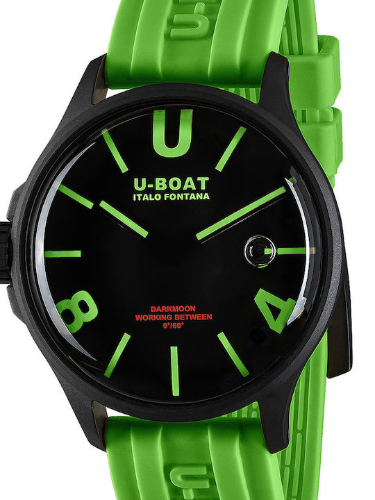 U-Boat Darkmoon Herrenuhr 44mm Batterie mit Grü...