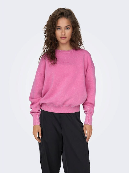 Only Women's Sweatshirt Fuchsia