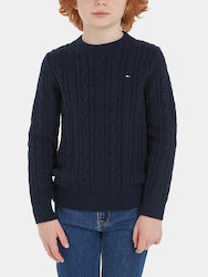 Tommy Hilfiger Kids Long-sleeved Sweater Blue