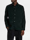 Selected Long-sleeved Corduroy Shirt Green