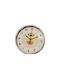 Kids Wall Clock Plastic Pink 26cm