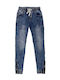 Men's Jeans Pants Elastic with Slim Fit Blue