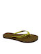 Nature02 Men's Flip Flops Yellow