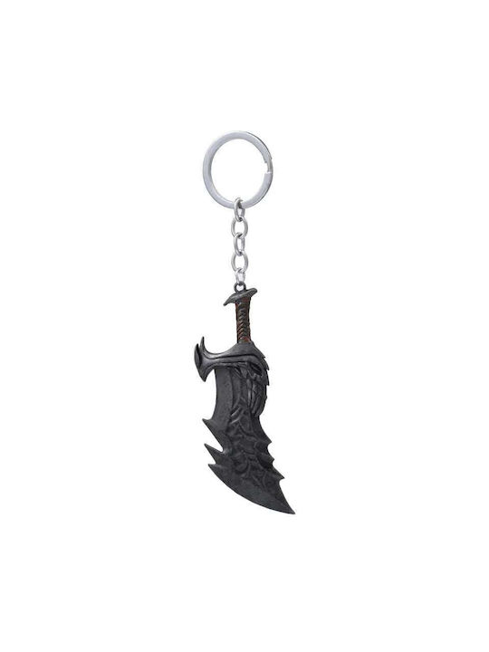 Keychain Sword of Kratos God of War in Charcoal Tone