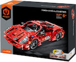 Qihui Joc de construcție din plastic Master Red Racer pentru copii de 6++ ani