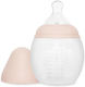 Elhee Plastic Baby Bottle Anti-Colic with Silicone Nipple for 0+, 0+ m, months Nude 240ml