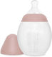 Elhee Plastic Baby Bottle Anti-colic with Silicone Teat for 9+ Months Blush 330ml