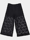 Women's Fabric Trousers Black