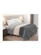 Linea Home Κουβερτοπάπλωμα Διπλό 210x230εκ. Degrade Γκρι